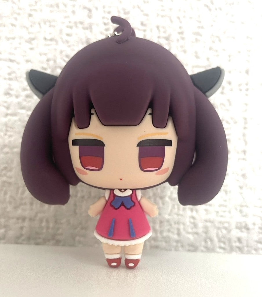 マスコット 東北きりたん ラバー製フィギュアキーホルダー