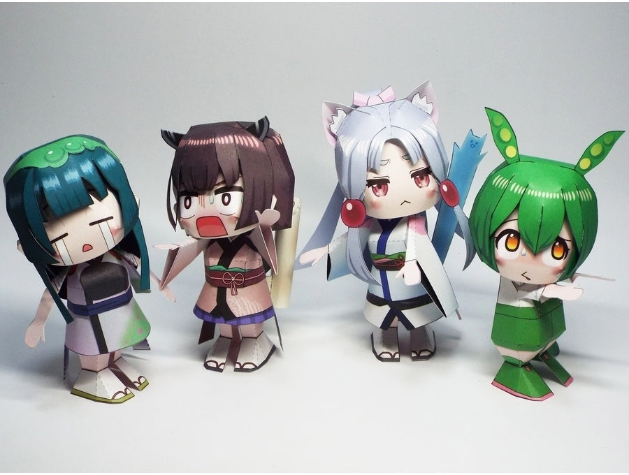 東北ずん子ペーパークラフト – 東北ずん子・ずんだもん公式ショップ