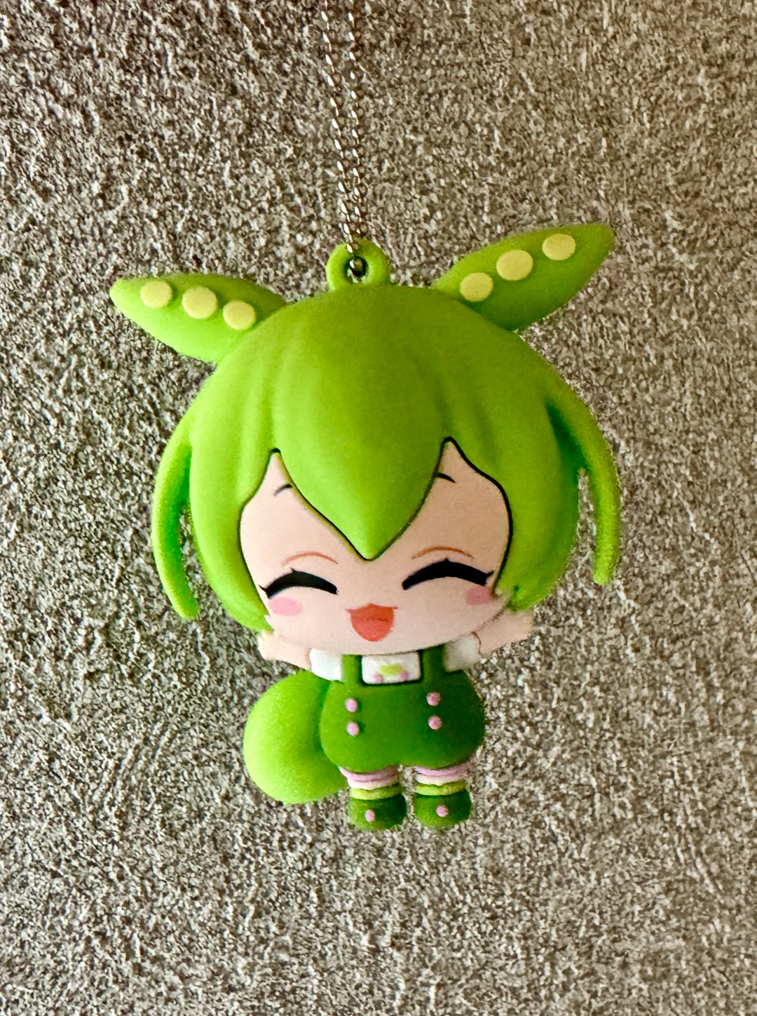 マスコット ずんだもん ラバー製フィギュアキーホルダー