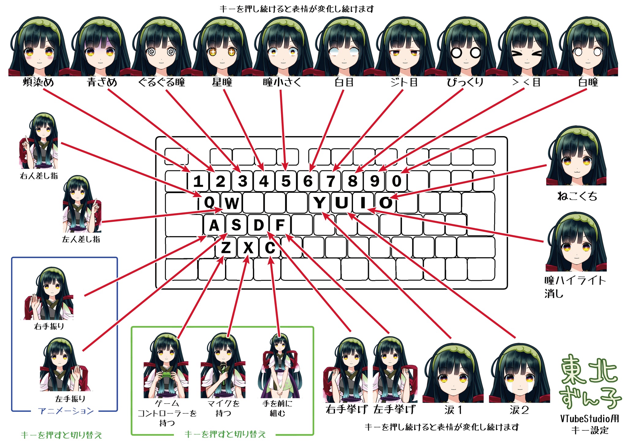 VTubeStudio対応 東北ずん子 – 東北ずん子・ずんだもん公式ショップ